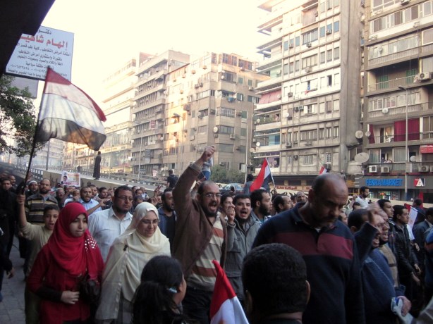 DOKKI, CAIRODec. 1, 2012 Morsi supporters rally 